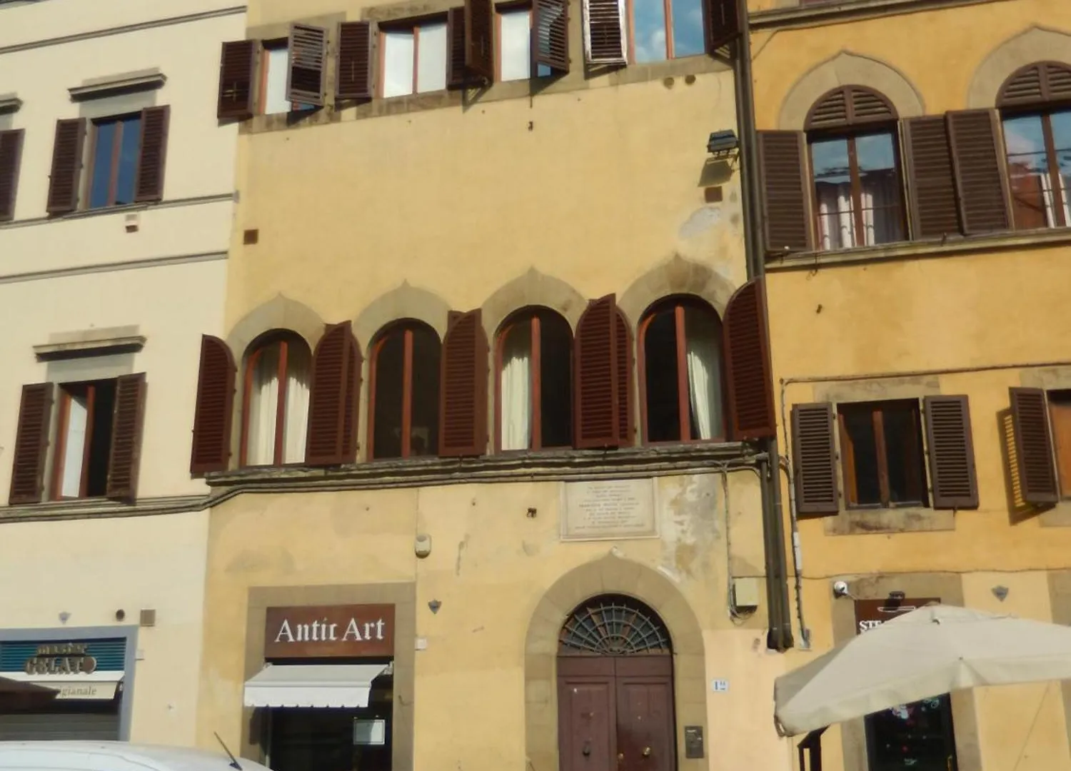 Panoramic View 2 Pitti Palace Close 2Ponte Vecchio Florence