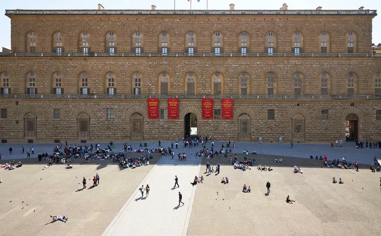 Panoramic View 2 Pitti Palace Close 2Ponte Vecchio Florence 0*,